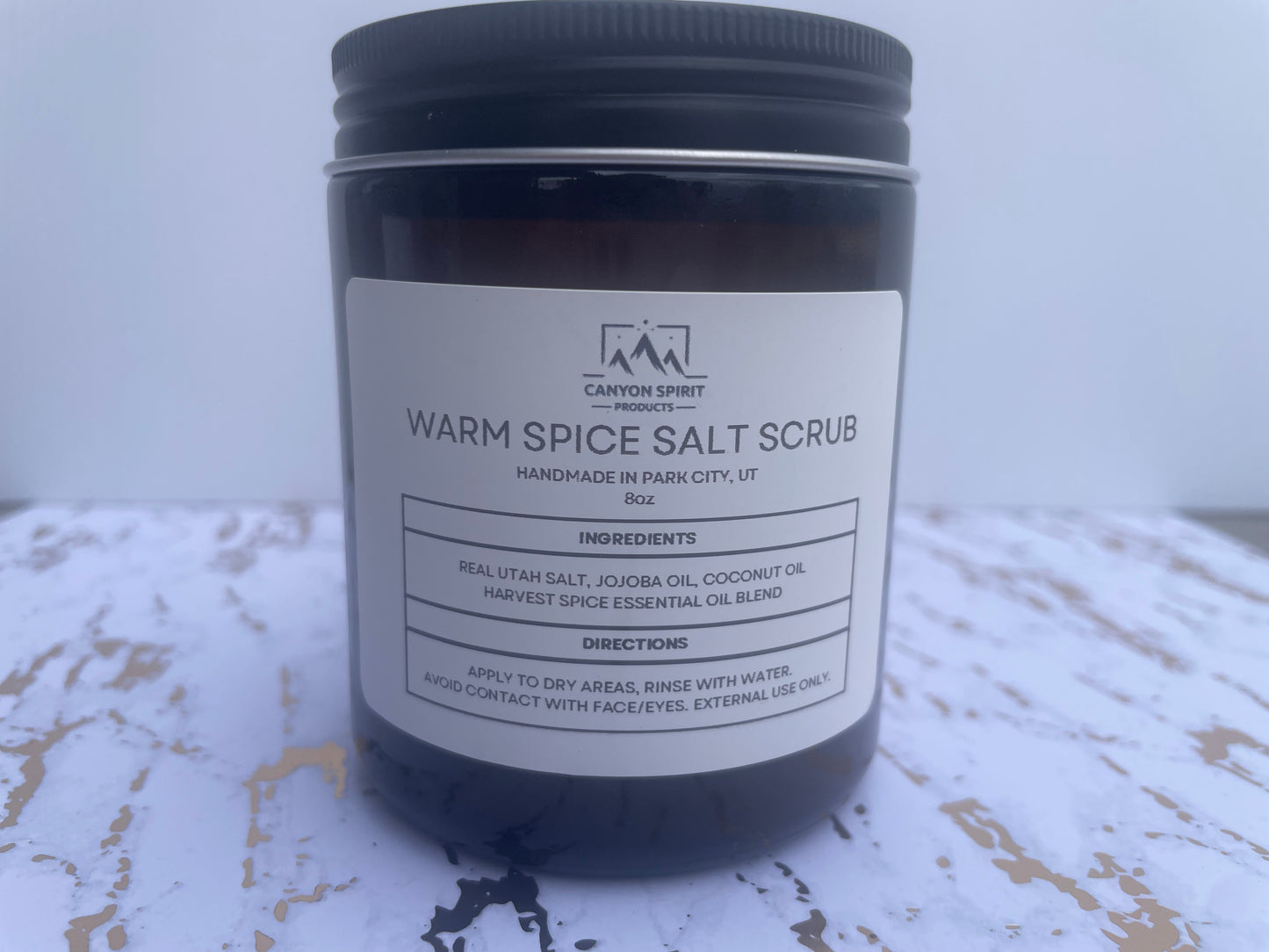 Warm Spice Salt Scrub 8 oz